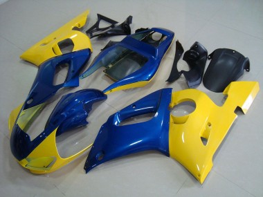 Amarelo Azul Abs Kits Completos Carenagem Yamaha R6 1998-2002