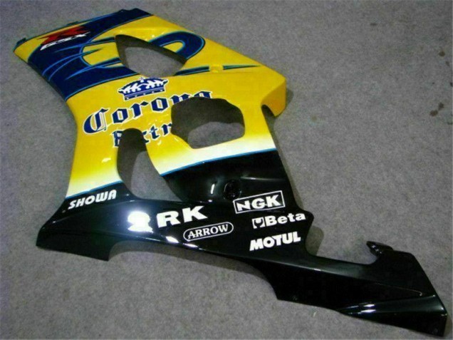 Amarelo Azul Carenagem Suzuki GSXR 1000 K3 2003-2004 Amarelo Azul Carenagem Suzuki GSXR 1000 K3 2003-2004