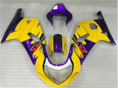 Amarelo Kits Carenagem Suzuki GSXR 600 / 750 K4 2004-2005