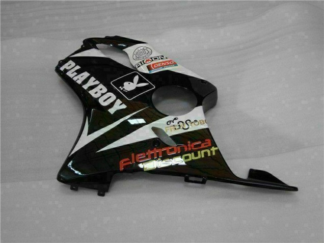 Amarelo Prata Preto Playboy Carenagem Honda CBR 600 F4i 2001-2003
