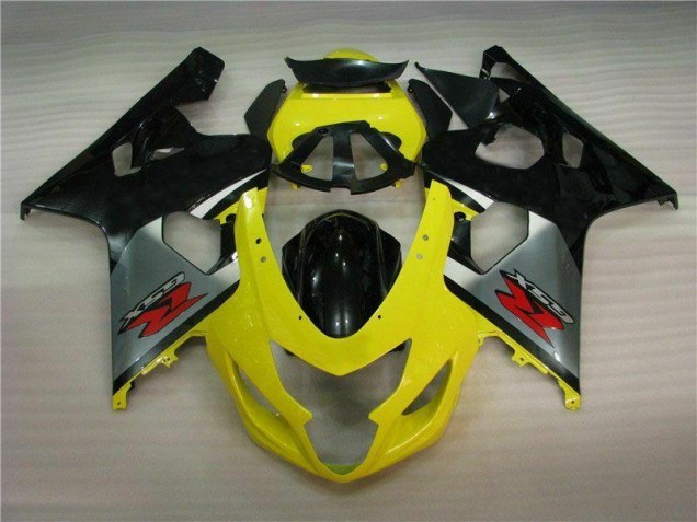 Amarelo Preto Abs Carenagem Suzuki GSXR 600 / 750 K4 2004-2005 Amarelo Preto Abs Carenagem Suzuki GSXR 600 / 750 K4 2004-2005