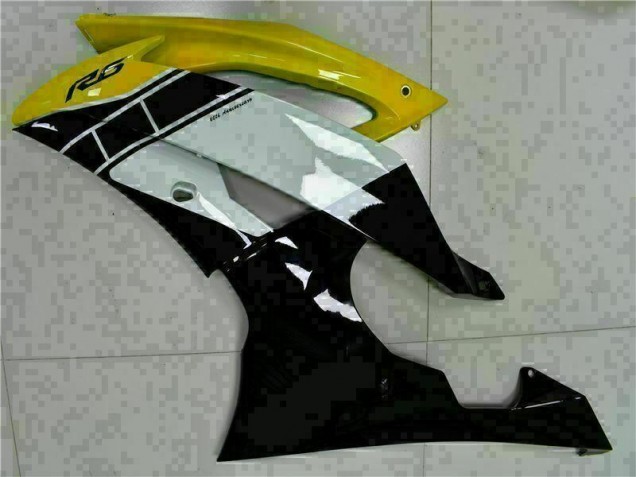 Amarelo Preto Abs Plástico Yamaha R6 2008-2016 Amarelo Preto Abs Plástico Yamaha R6 2008-2016