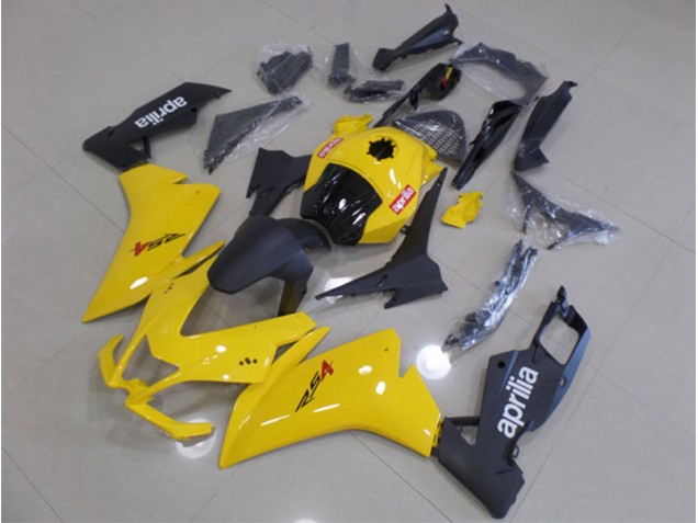 Amarelo Preto Carenagem Aprilia RS4 50 125 2011-2018 Amarelo Preto Carenagem Aprilia RS4 50 125 2011-2018