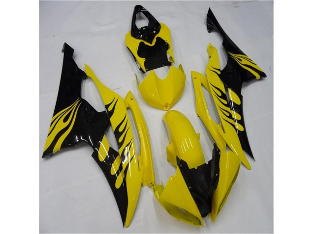 Amarelo Preto Carroçaria Yamaha R6 2008-2016 Amarelo Preto Carroçaria Yamaha R6 2008-2016