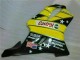 Amarelo Preto Castrol Cycle World Carenagem Honda CBR 600 F4i 2001-2003 Amarelo Preto Castrol Cycle World Carenagem Honda CBR 600 F4i 2001-2003