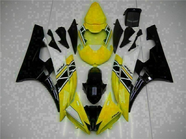 Amarelo Preto Kit Carenagem Yamaha R6 2006-2007 Amarelo Preto Kit Carenagem Yamaha R6 2006-2007