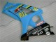 Azul Abs Plástico Suzuki GSXR 1000 K7 2007-2008