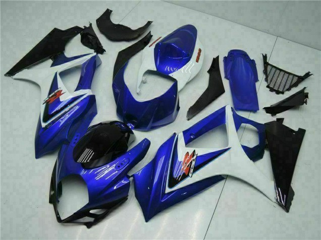 Azul Abs Plásticos Suzuki GSXR 1000 K7 2007-2008 Azul Abs Plásticos Suzuki GSXR 1000 K7 2007-2008