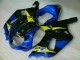 Azul Abs Plásticos Suzuki GSXR 600 / 750 K1 K2 K3 2001-2003