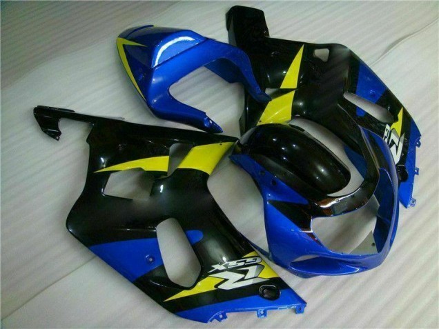 Azul Abs Plásticos Suzuki GSXR 600 / 750 K1 K2 K3 2001-2003