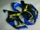 Azul Abs Plásticos Suzuki GSXR 600 / 750 K1 K2 K3 2001-2003