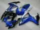 Azul Abs Plásticos Suzuki GSXR 600 / 750 K6 2006-2007 Azul Abs Plásticos Suzuki GSXR 600 / 750 K6 2006-2007