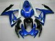 Azul Abs Plásticos Suzuki GSXR 600 / 750 K6 2006-2007 Azul Abs Plásticos Suzuki GSXR 600 / 750 K6 2006-2007