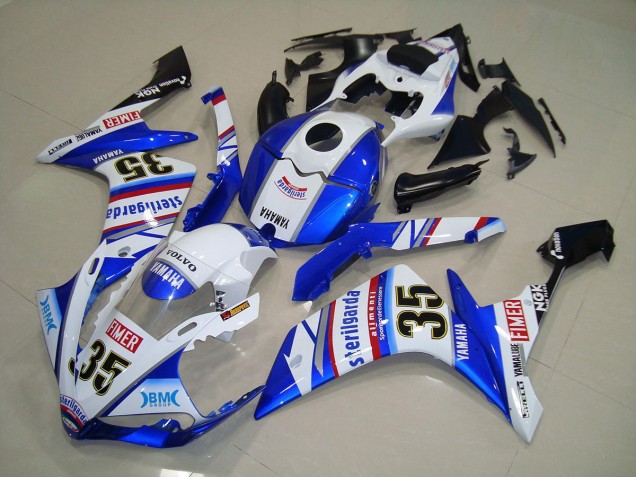 Azul Adesivos Carenagem Yamaha R1 2007-2008 Azul Adesivos Carenagem Yamaha R1 2007-2008