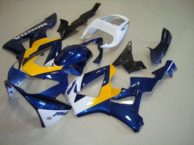 Azul Amarelo Carenagem Honda CBR 900RR 929 2000-2001 Azul Amarelo Carenagem Honda CBR 900RR 929 2000-2001