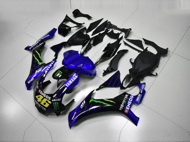 Azul Azul Branco ENEOS 46 Monster Abs Kit Completos Carenagem Yamaha R1 2015-2019 Azul Azul Branco ENEOS 46 Monster Abs Kit Completos Carenagem Yamaha R1 2015-2019