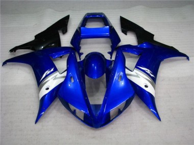 Azul Branco Abs Carenagem Yamaha R1 2002-2003