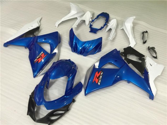 Azul Branco Abs Kit Carenagem & Plásticos Suzuki GSXR 1000 2017-2023 Azul Branco Abs Kit Carenagem & Plásticos Suzuki GSXR 1000 2017-2023