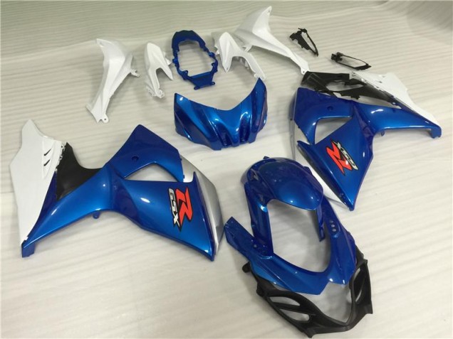 Azul Branco Abs Kit Carenagem & Plásticos Suzuki GSXR 1000 2017-2023 Azul Branco Abs Kit Carenagem & Plásticos Suzuki GSXR 1000 2017-2023