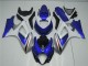 Azul Branco Abs Kits Carenagem Suzuki GSXR 1000 K7 2007-2008