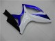 Azul Branco Abs Kits Carenagem Suzuki GSXR 600 / 750 K6 2006-2007 Azul Branco Abs Kits Carenagem Suzuki GSXR 600 / 750 K6 2006-2007