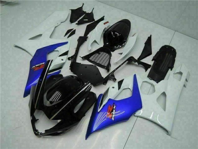 Azul Branco Abs Kits Completos Carenagem Suzuki GSXR 1000 K5 2005-2006 Azul Branco Abs Kits Completos Carenagem Suzuki GSXR 1000 K5 2005-2006