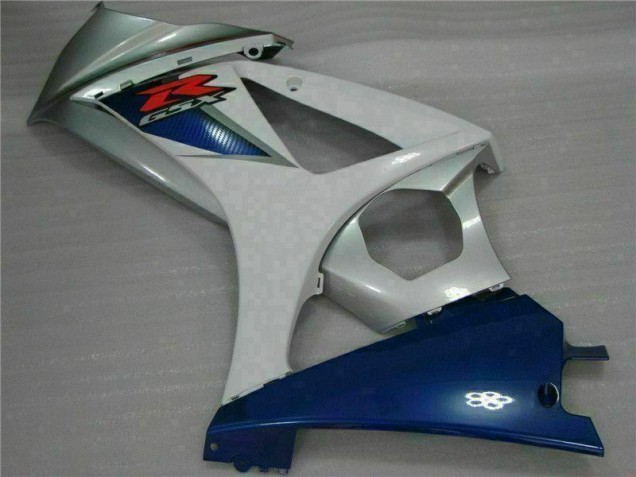 Azul Branco Abs Kits Completos Carenagem Suzuki GSXR 1000 K7 2007-2008 Azul Branco Abs Kits Completos Carenagem Suzuki GSXR 1000 K7 2007-2008