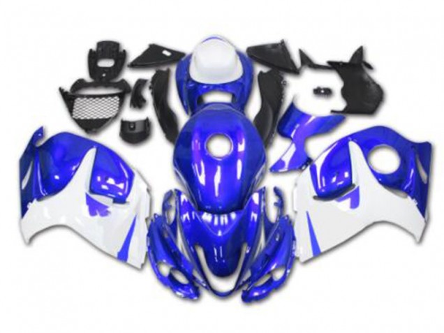 Azul Branco Abs Kits Completos Carenagem Suzuki GSXR 1300 Hayabusa 2008-2019 Azul Branco Abs Kits Completos Carenagem Suzuki GSXR 1300 Hayabusa 2008-2019