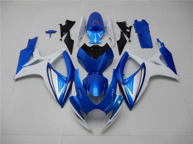 Azul Branco Abs Kits Completos Carenagem Suzuki GSXR 600 / 750 K6 2006-2007 Azul Branco Abs Kits Completos Carenagem Suzuki GSXR 600 / 750 K6 2006-2007