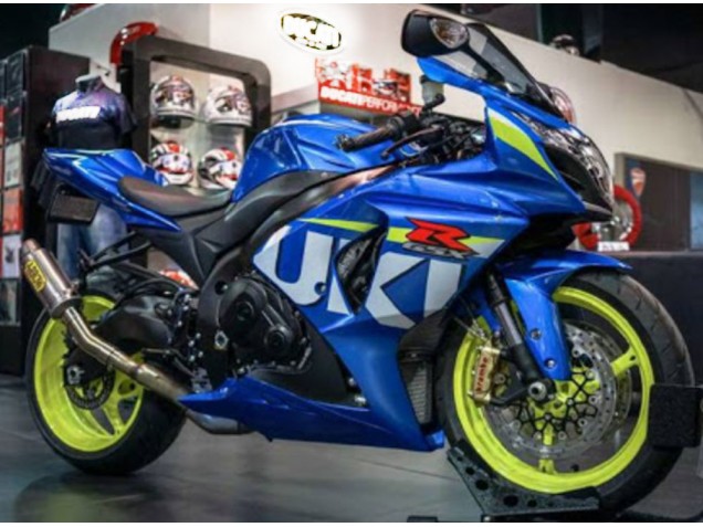 Azul Branco Abs Plástico Suzuki GSXR 1000 K9 2009-2016 Azul Branco Abs Plástico Suzuki GSXR 1000 K9 2009-2016