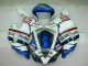 Azul Branco Abs Plástico Yamaha R1 2000-2001 Azul Branco Abs Plástico Yamaha R1 2000-2001