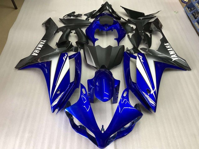 Azul Branco Abs Plástico Yamaha R1 2007-2008 Azul Branco Abs Plástico Yamaha R1 2007-2008