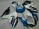 Azul Branco Abs Plásticos Suzuki GSXR 1000 K9 2009-2016 Azul Branco Abs Plásticos Suzuki GSXR 1000 K9 2009-2016