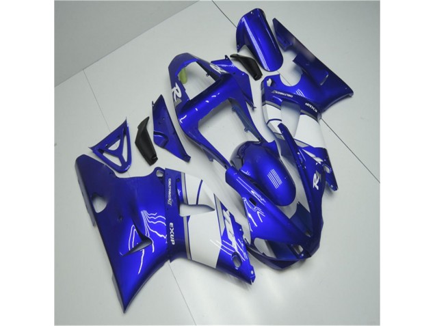 Azul Branco Abs Plásticos Yamaha R1 2002-2003 Azul Branco Abs Plásticos Yamaha R1 2002-2003