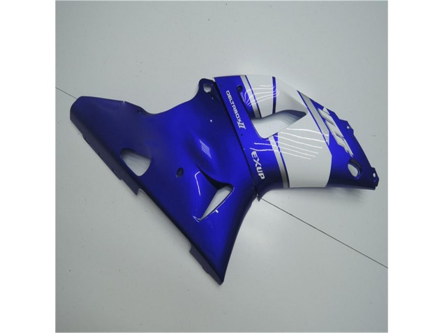 Azul Branco Abs Plásticos Yamaha R1 2002-2003 Azul Branco Abs Plásticos Yamaha R1 2002-2003