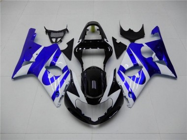 Azul Branco Carenagem Suzuki GSXR 1000 K3 2003-2004