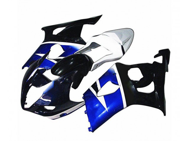 Azul Branco Carenagem Suzuki GSXR 1000 K3 2003-2004 Azul Branco Carenagem Suzuki GSXR 1000 K3 2003-2004