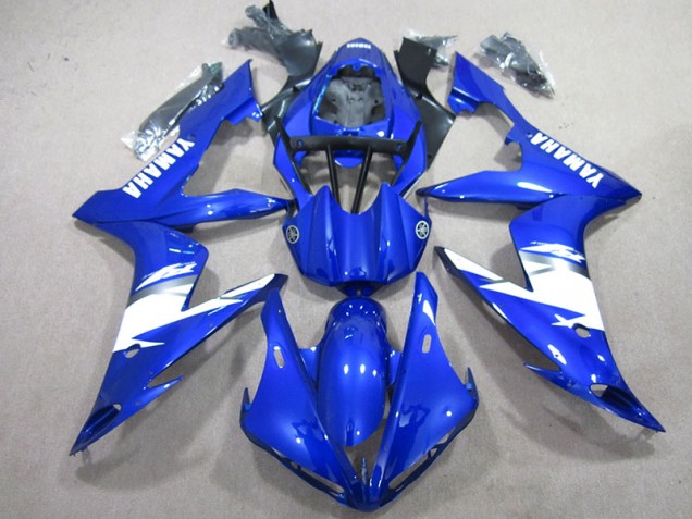 Azul Branco Carenagem Yamaha R1 2004-2006 Azul Branco Carenagem Yamaha R1 2004-2006