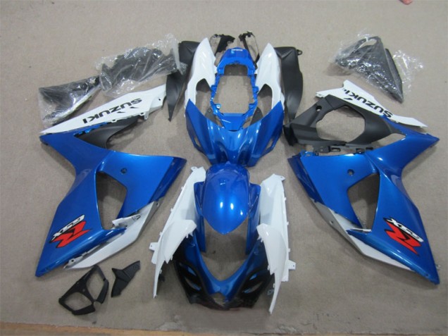 Azul Branco Carroçaria Suzuki GSXR 1000 K9 2009-2016 Azul Branco Carroçaria Suzuki GSXR 1000 K9 2009-2016