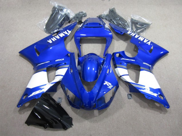 Azul Branco Decalque Carenagem Yamaha R1 1998-1999