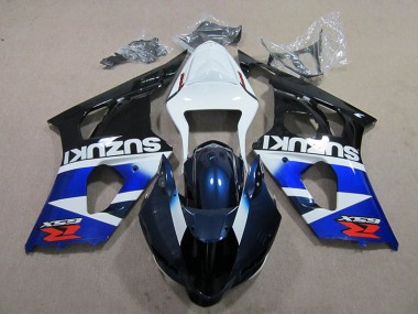 Azul Branco Decalque Kit Carenagem Suzuki GSXR 1000 K3 2003-2004
