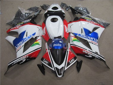 Azul Branco EUROBET Lee Carenagem Honda CBR 600RR 2009-2012