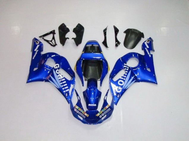 Azul Branco Go Motul Carenagem Yamaha R6 1998-2002 Azul Branco Go Motul Carenagem Yamaha R6 1998-2002