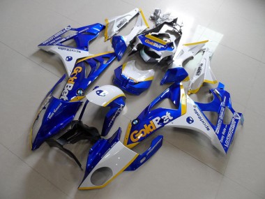 Azul Branco GoldBet Kits Carenagem BMW S1000RR 2009-2014