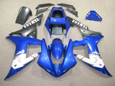 Azul Branco Injeção Kits Carenagem Yamaha R1 2002-2003