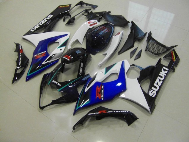 Azul Branco Kit Carenagem Suzuki GSXR 1000 K5 2005-2006