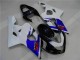 Azul Branco Kit Carenagem Suzuki GSXR 600 / 750 K4 2004-2005 Azul Branco Kit Carenagem Suzuki GSXR 600 / 750 K4 2004-2005