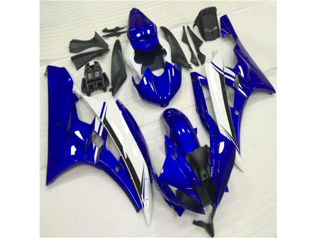 Azul Branco Kit Carenagem Yamaha R6 2006-2007 Azul Branco Kit Carenagem Yamaha R6 2006-2007