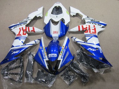 Azul Branco Motul Fiat Abs Kit Completos Carenagem Yamaha R1 2004-2006