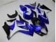 Azul Branco Preto Carenagem Suzuki GSXR 1000 K7 2007-2008 Azul Branco Preto Carenagem Suzuki GSXR 1000 K7 2007-2008